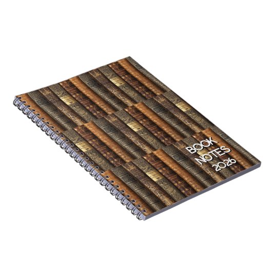 Book Tracker Notes 2026 Notitieboek (Rechterzijde)