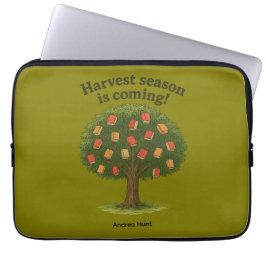 Book Tree “Harvest Season” Laptop Sleeve