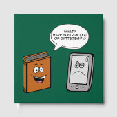 Book vs eBook Gastenboek (Voorkant)