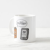 Book vs eBook Koffiemok (Voorkant links)
