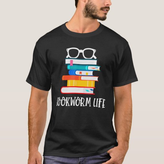 Book warm life  reader s gear for readers t-shirt (Voorkant)