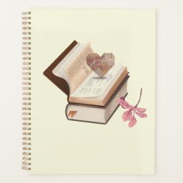 Book withe map lover &flower planner