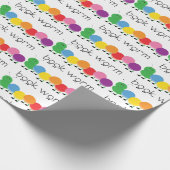 Book Worm Caterpaal Cadeaupapier (Hoek)