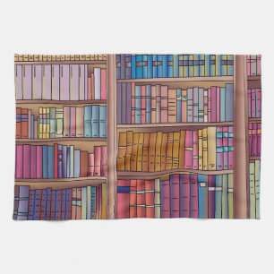 Book Worm Tea Towel Theedoek