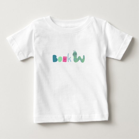 "Book Worm" Toddler Tee (Voorkant)
