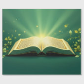 Book Wrapping Paper Cadeaupapier (Vlak)