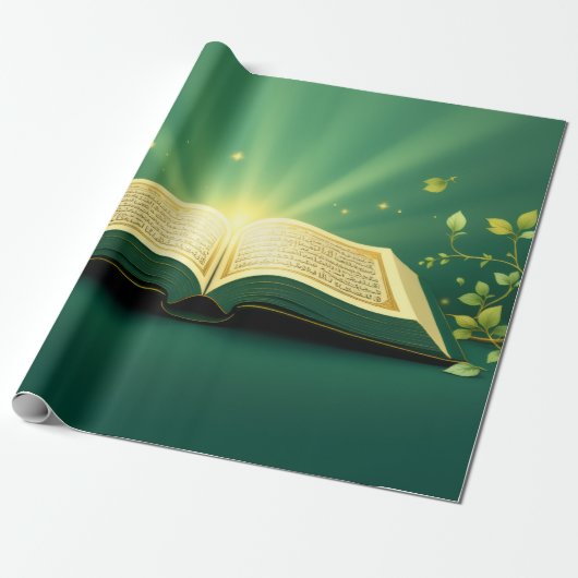 Book Wrapping Paper Cadeaupapier (Uitgerold)