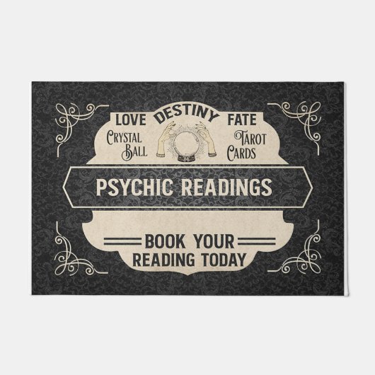 Book Your Reading Today Mat, Psychic Reading Deurmat (Voorkant)