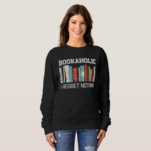 Bookaholic Book Reading Student Librarian Trui (Voorkant volledig)