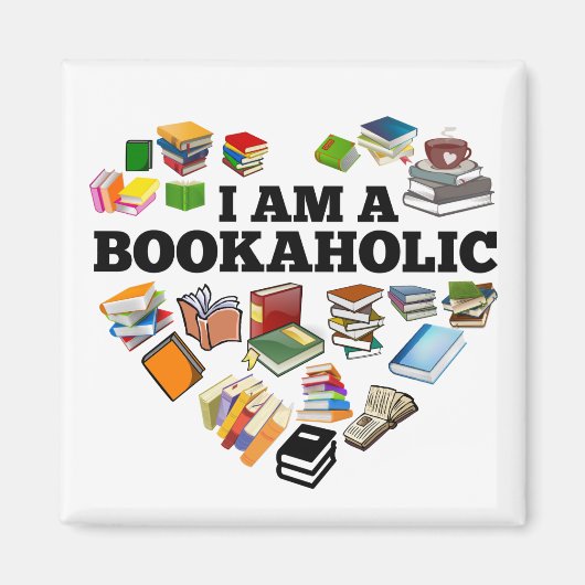 Bookaholic Magnet (Voorkant)