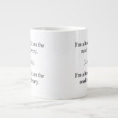 Bookaholic op de weg grote koffiekop (Voorkant)