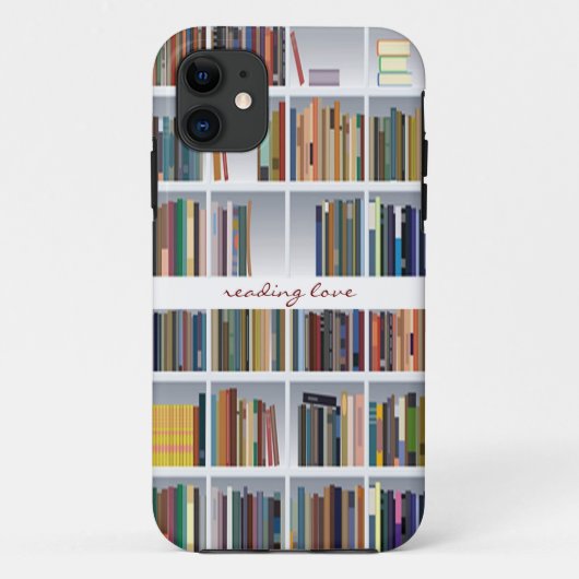 bookcase iphone 5 hoesje (Achterkant)
