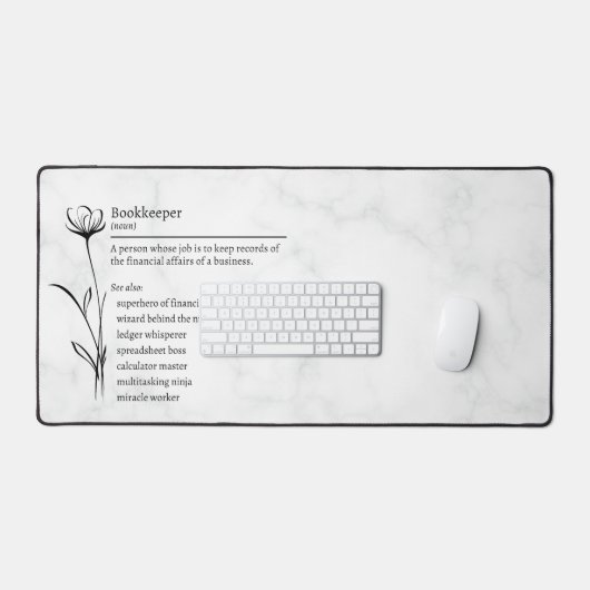 Bookeeper Definitie Grappige Synoniemen Bureaumat (Keyboard & Muis)