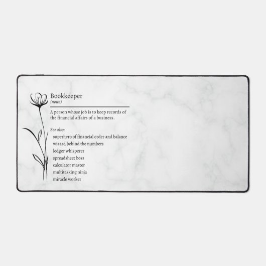 Bookeeper Definitie Grappige Synoniemen Bureaumat (Voorkant)