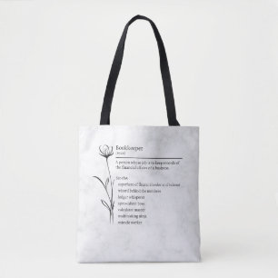 Bookeeper Definitie Grappige Synoniemen Tote Bag