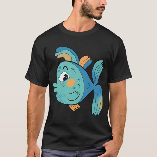 Booker de Tropische Vis T-shirt (Voorkant)