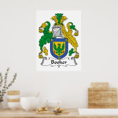 Booker Family Crest Poster (Keuken)