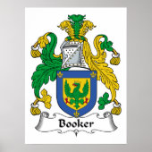Booker Family Crest Poster (Voorkant)