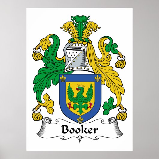 Booker Family Crest Poster (Voorkant)