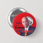 Booker Senaat 2014 Ronde Button 5,7 Cm (Voorkant /achterkant)