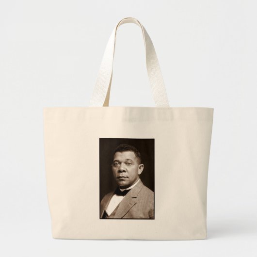 Booker T. Washington de grote accommodatie Grote Tote Bag (Voorkant)