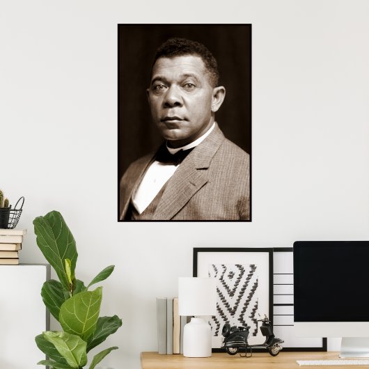 Booker T. Washington de grote accommodatie Poster (Thuiskantoor)