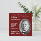 BOOKER T WASHINGTON de Motivatie Manuscript van he (Staand voorkant)