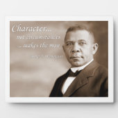 Booker T. Washington Fotoplaat (Voorkant)