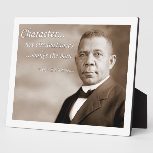 Booker T. Washington Fotoplaat (Zijkant)