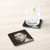 Booker T Washington Freedman en American Educator  Bier Onderzetter (Rechterzijde)