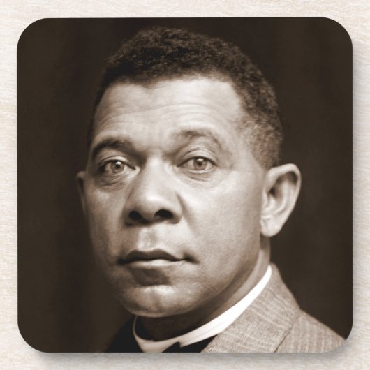 Booker T Washington Freedman en American Educator Bier Onderzetter (Voorkant)
