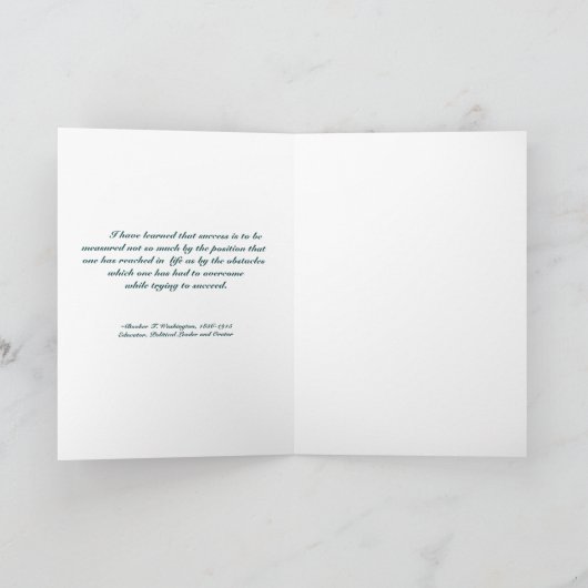 Booker T. Washington Kaart (Binnen)