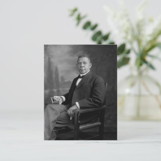 Booker T. Washington Portret door Harris & Ewing Briefkaart (Staand voorkant)