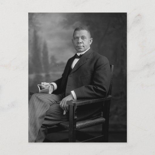 Booker T. Washington Portret door Harris & Ewing Briefkaart (Voorkant)