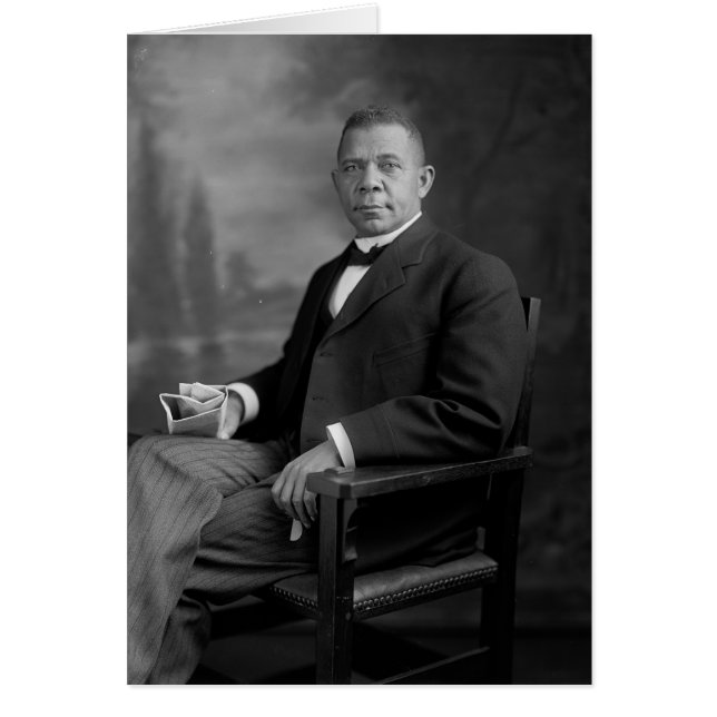 Booker T. Washington Portret van Harris & Ewing (Voorkant)