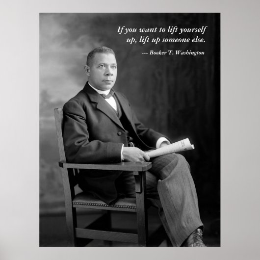 Booker T. Washington Poster (Voorkant)