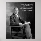 Booker T. Washington Poster (Voorkant)