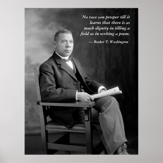 Booker T. Washington Poster (Voorkant)