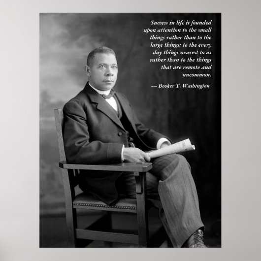 Booker T. Washington Poster (Voorkant)