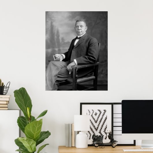 Booker T. Washington Poster (Thuiskantoor)