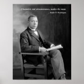 Booker T. Washington Quotation Poster (Voorkant)