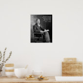 Booker T. Washington Quotation Poster (Keuken)