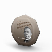 Booker T. Washington Quote over waarheid, juist, g Fotoblokken (Rechts)