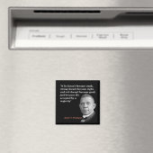 Booker T. Washington Quote over waarheid, juist, g Magneet (Insitu (Vaatwasser))