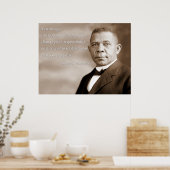 Booker T. Washington Quote Poster (Keuken)