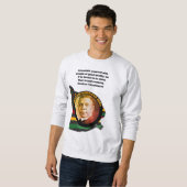 BOOKER T WASHINGTON Zwart Geschiedenis Maand Trui (Voorkant volledig)