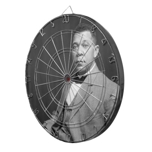 Booker Taliaferro Washington: Zwarte leraar Dartbord (Voorkant Rechts)