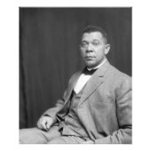 Booker Taliaferro Washington: Zwarte leraar Foto Afdruk (Voorkant)