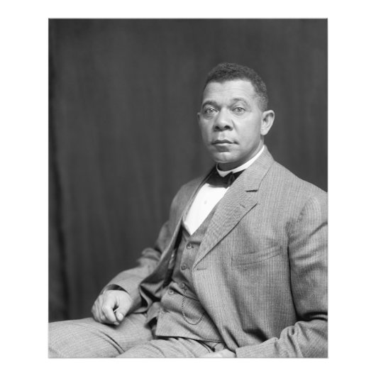 Booker Taliaferro Washington: Zwarte leraar Foto Afdruk (Voorkant)