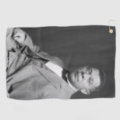 Booker Taliaferro Washington: Zwarte leraar Golfhanddoek (Horizontaal)